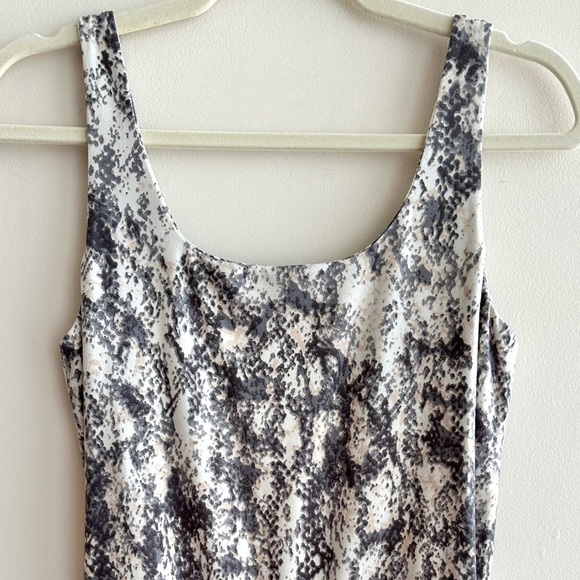 Tart Cinched Bubble Skirt Mini Dress, Alligator/Crocodile Print, Size Small - Picture 11 of 15